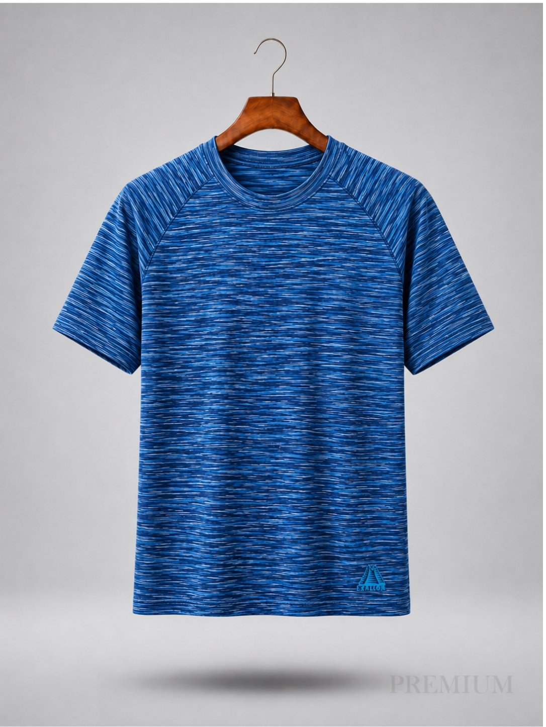 Premium Sky DP Blue Cotton T-Shirt for Men