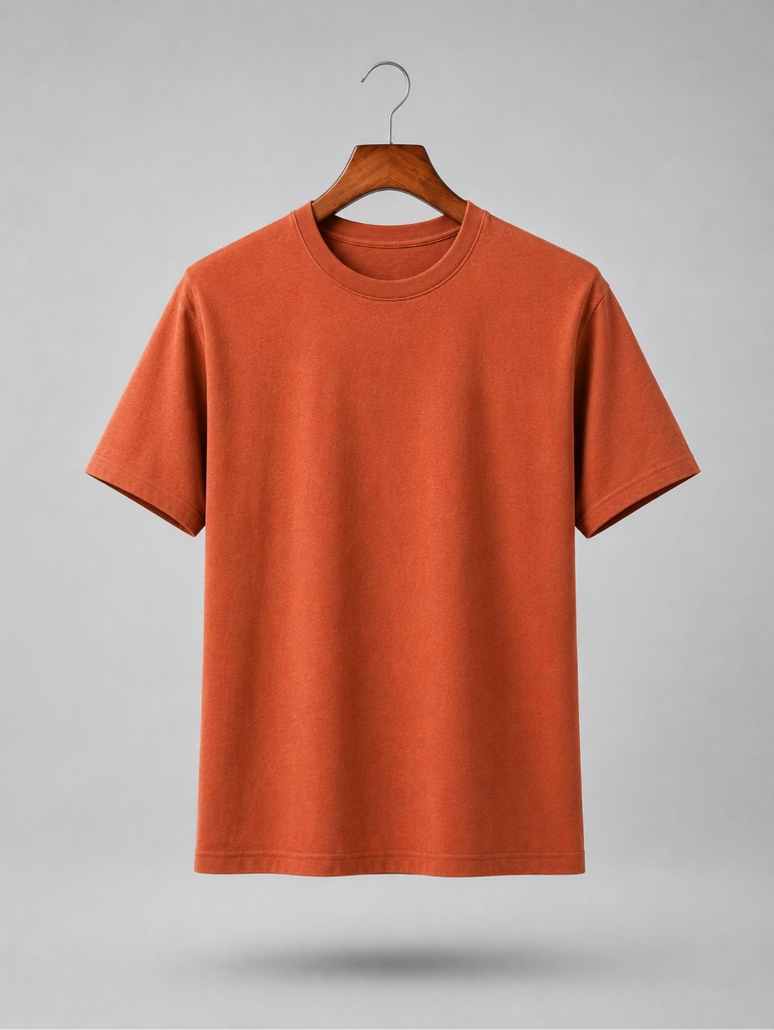 Premium Heritage Brown Cotton T-Shirt for Men